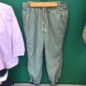 J Crew linen joggers